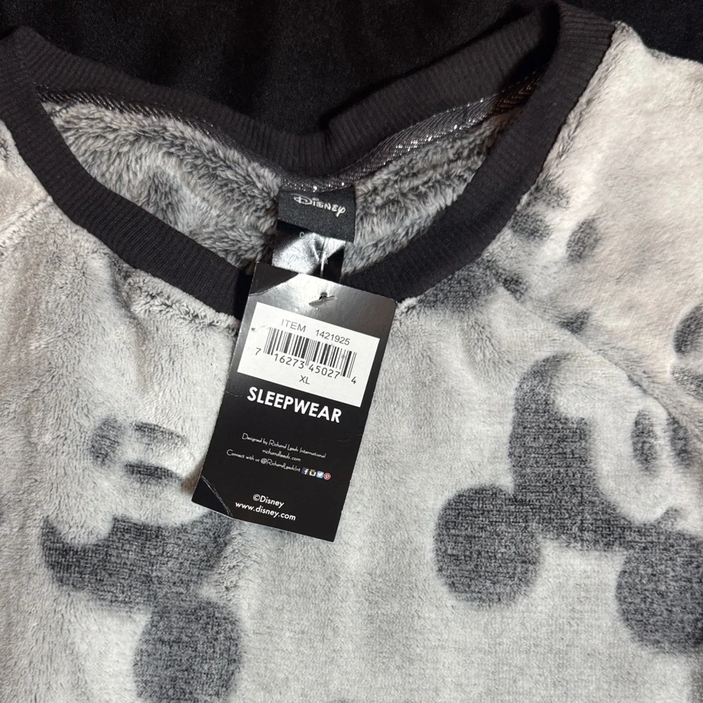 Disney Gray Mickey Mouse Sleepwear Top - Picture 2 of 3